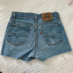 Vintage Levi’s 517 denim shorts